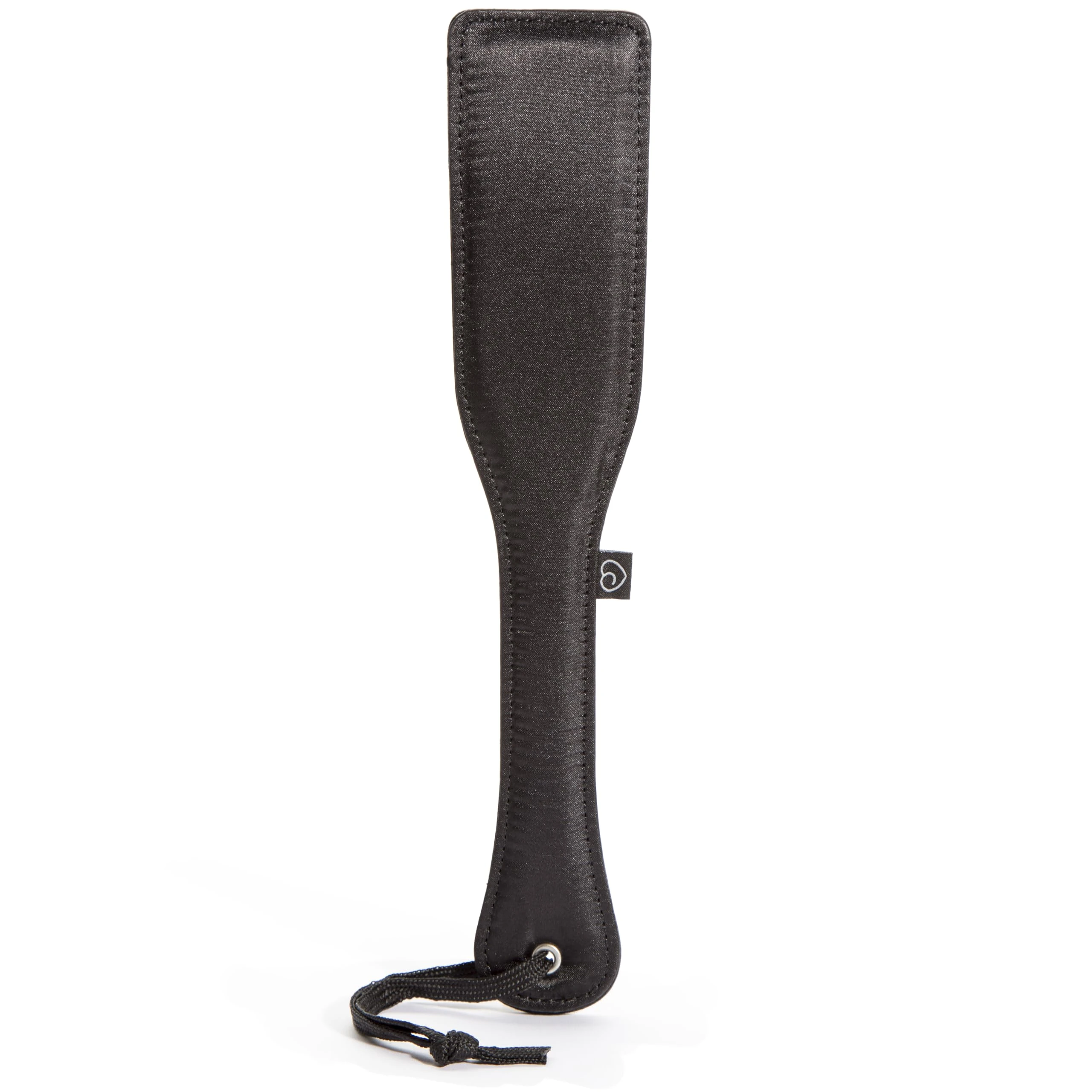 Lovehoney Satin & Leather Spanking Paddle | 12.5 Inch BDSM Paddle with Dual-Sided Satin & Leather Surface | Fetish Bondage Spanking Toy | Impact Play, Roleplay & Kinky Couples | Beginner Bondage Gear