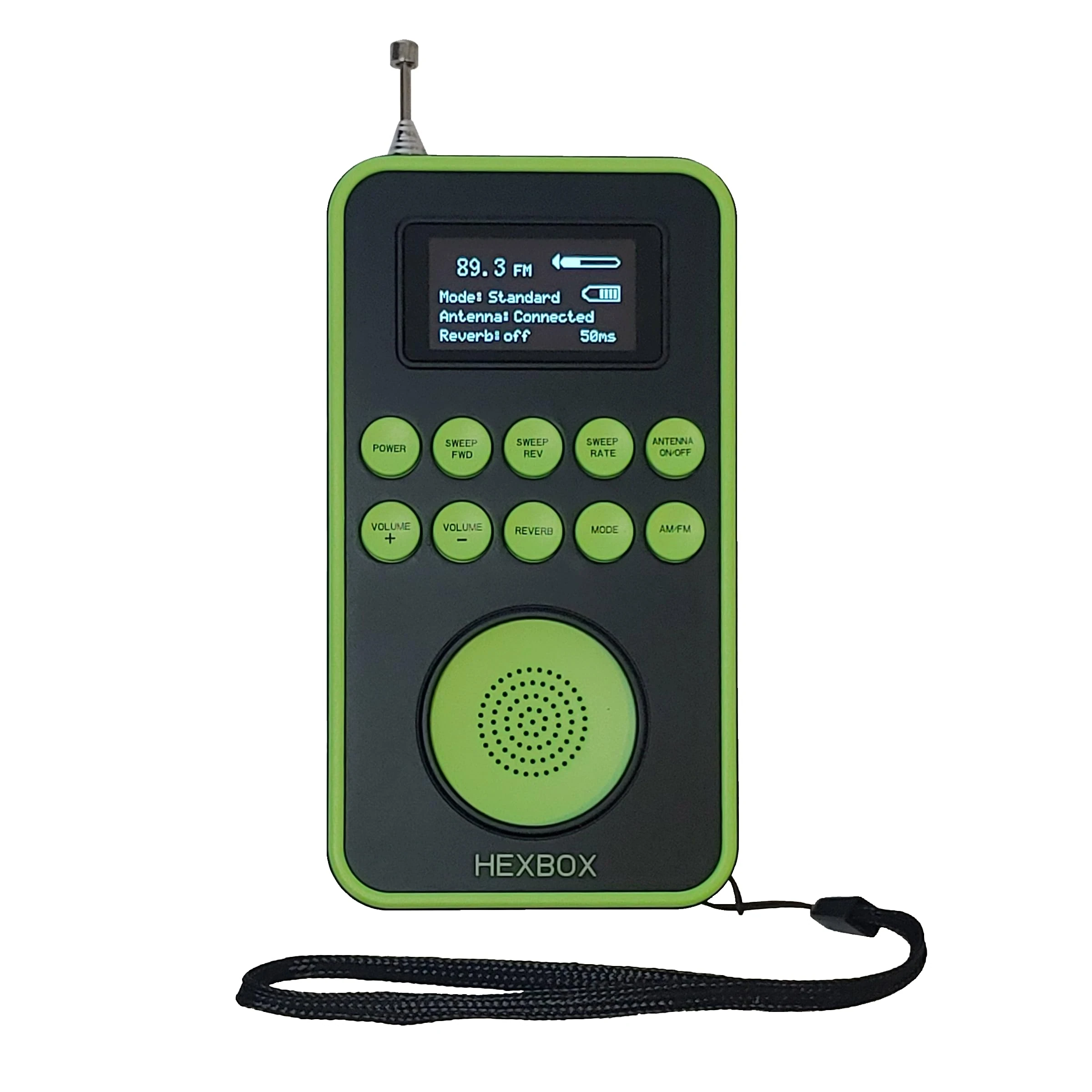 HexBox Spirit Box Ghost Hunting Equipment AM FM Radio Scanner Paranormal Investigations ITC Research Tool Kit Gear Ghost Box Paranormal Equipment Pod EVP Recorder EMF Meter Hunters Detector REM Reader