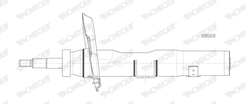 MONROE SHOCK ABSORBER | G8669 | FRONT | FOR MERCEDES-BENZ A-CLASS 2018- | OE-MATCHING QUALITY | SMOOTH RIDE & CONTROL