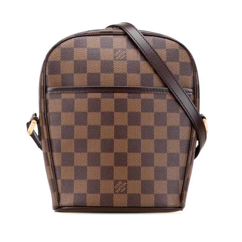 Louis Vuitton Pre-Loved Damier Ebene Ipanema PM Crossbody Bag