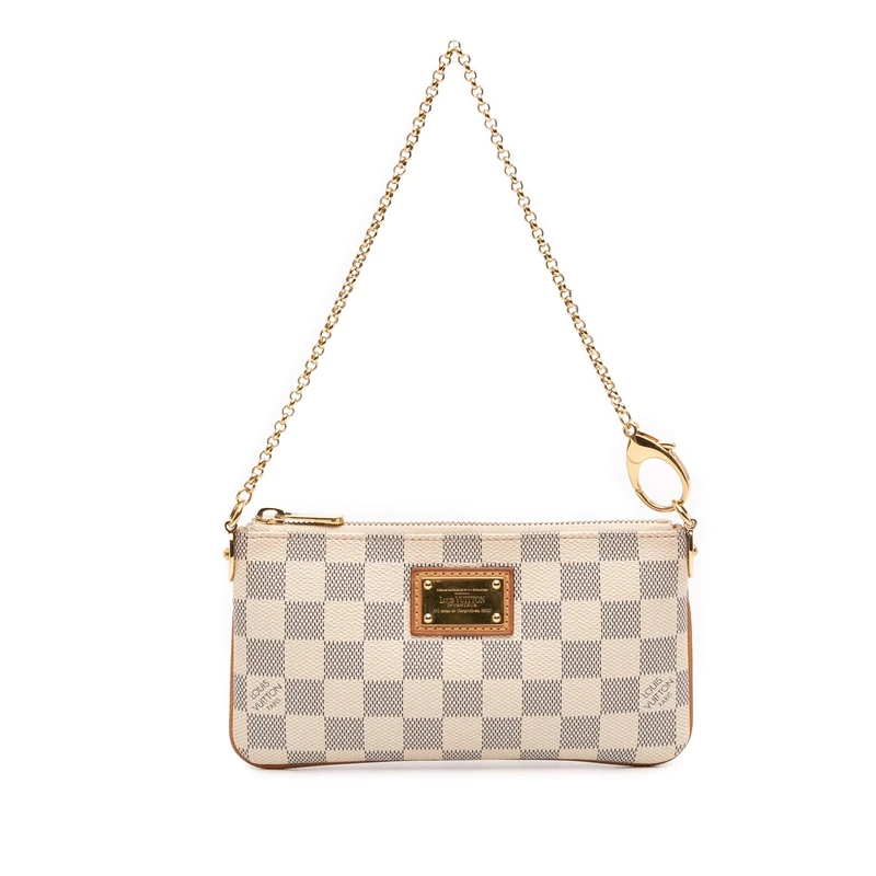 Louis Vuitton Pre-Loved Damier Azur Pochette Milla MM