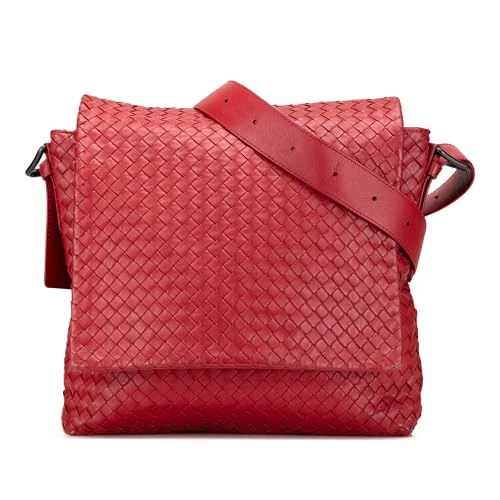 Bottega Veneta Pre-Loved Nappa Intrecciato Flap Crossbody