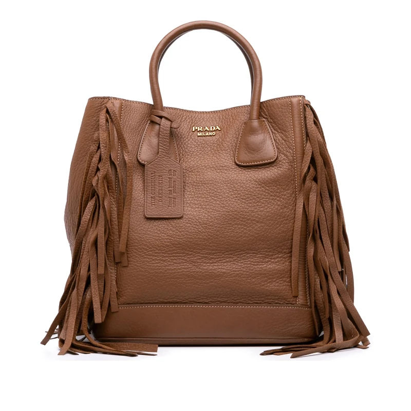 Pre-Loved Cervo Fringe Tote