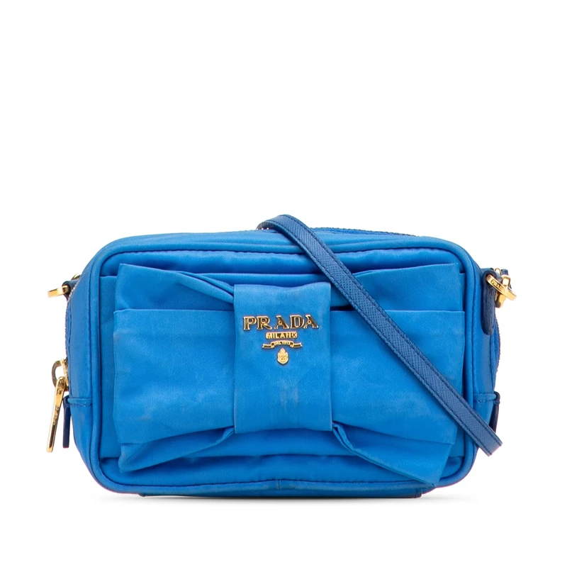 Prada Pre-Loved Tessuto Fiocco Bow Crossbody Bag