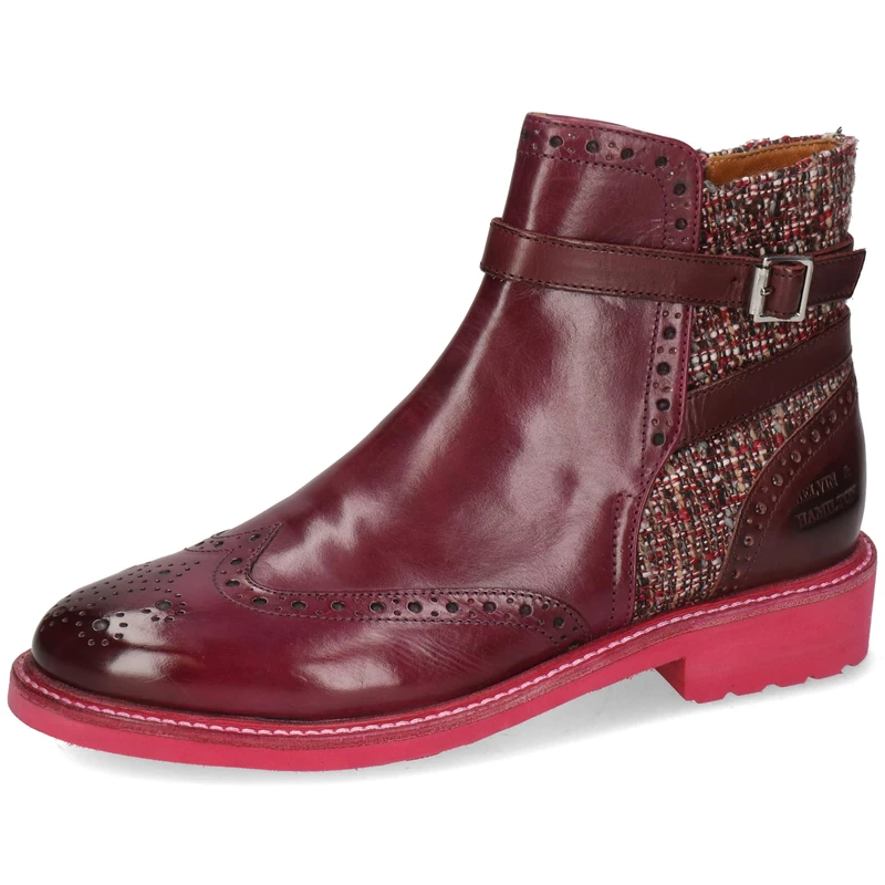 Melvin & Hamilton Women's Selina 25 Ankle Boot, Purple, 3.5 UK