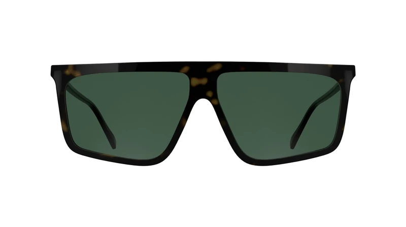 KARL LAGERFELD Men's Sunglasses KL6210S - Dark Tortoise with Solid Green Lens