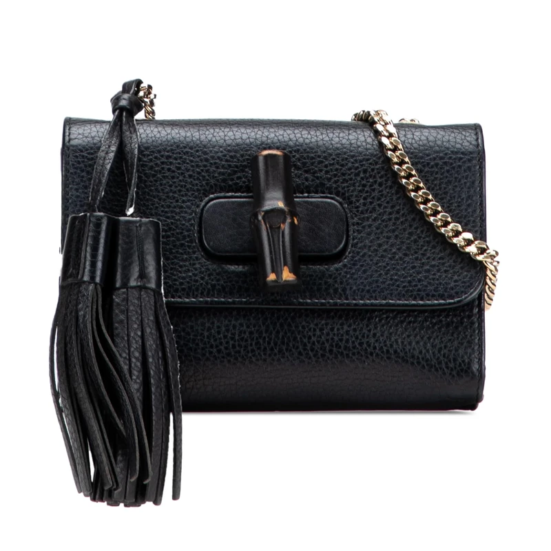 Gucci Pre-Loved Small Leather Miss Bamboo Crossbody