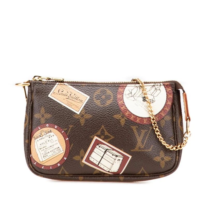 Louis Vuitton Pre-Loved Monogram Patch Mini Pochette Accessoires Handbag