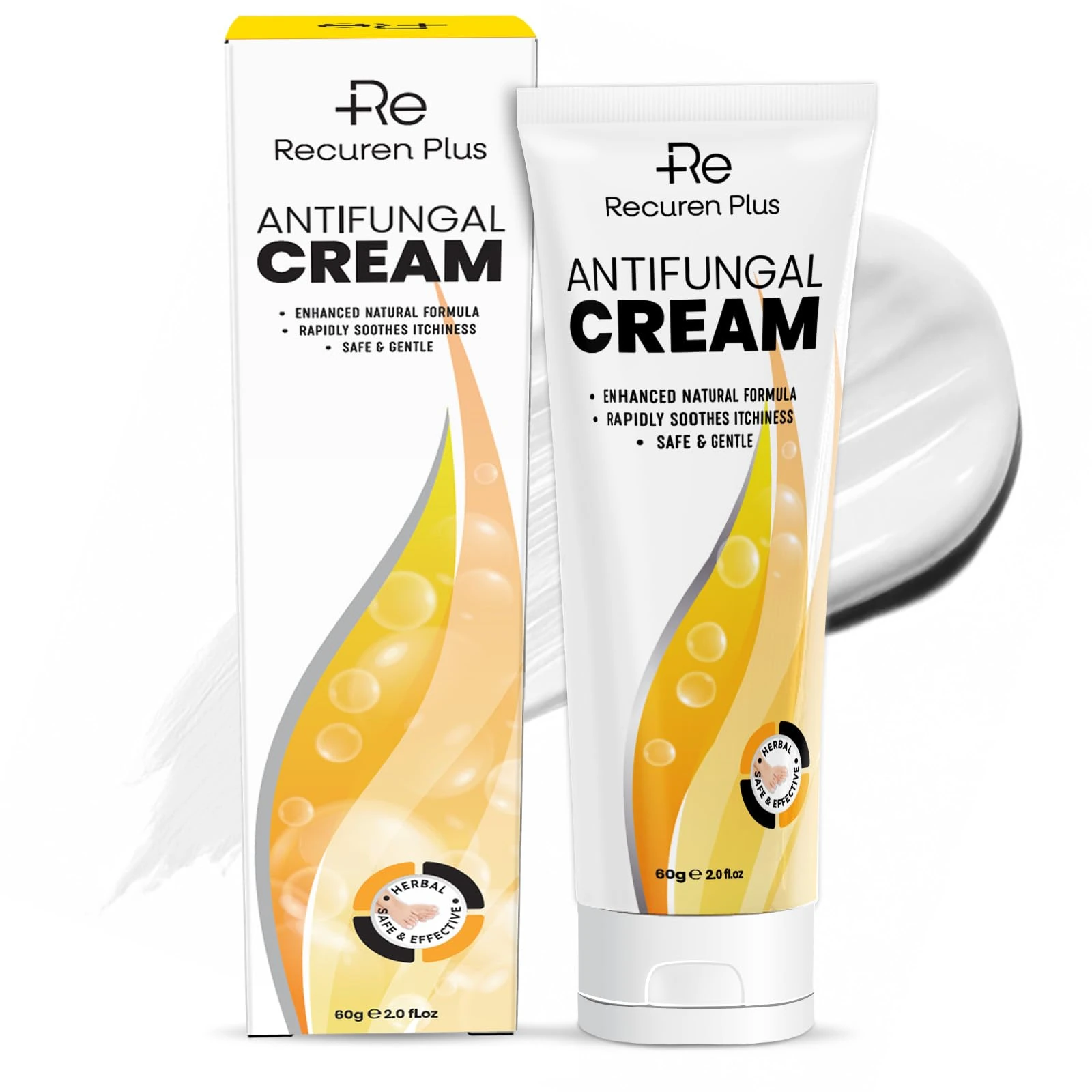 Antifungal Herbal Skin Care Cream: Daily Comfort for Athlete’s Foot, Jock Itch & Ringworm – Gentle, Nourishing and Hydrating 60g