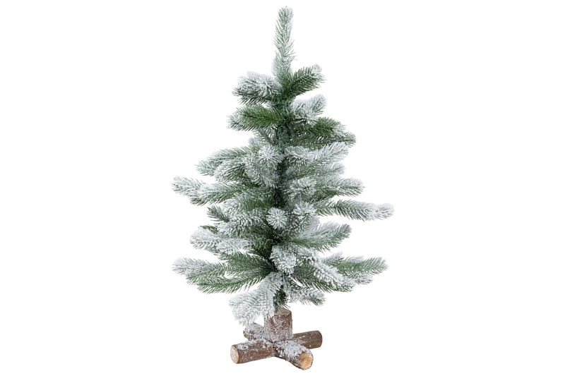 Cosy & Trendy Cosy Home Snowy Full Faux Christmas Tree, Green, 30 x 30 x 60 cm, 59 Tips, Synthetic, Altura 60 cm
