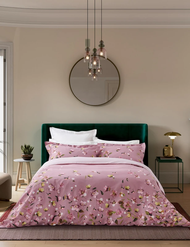 Scattered Floral Super King Duvet Cover Set by Licensee Bedeck