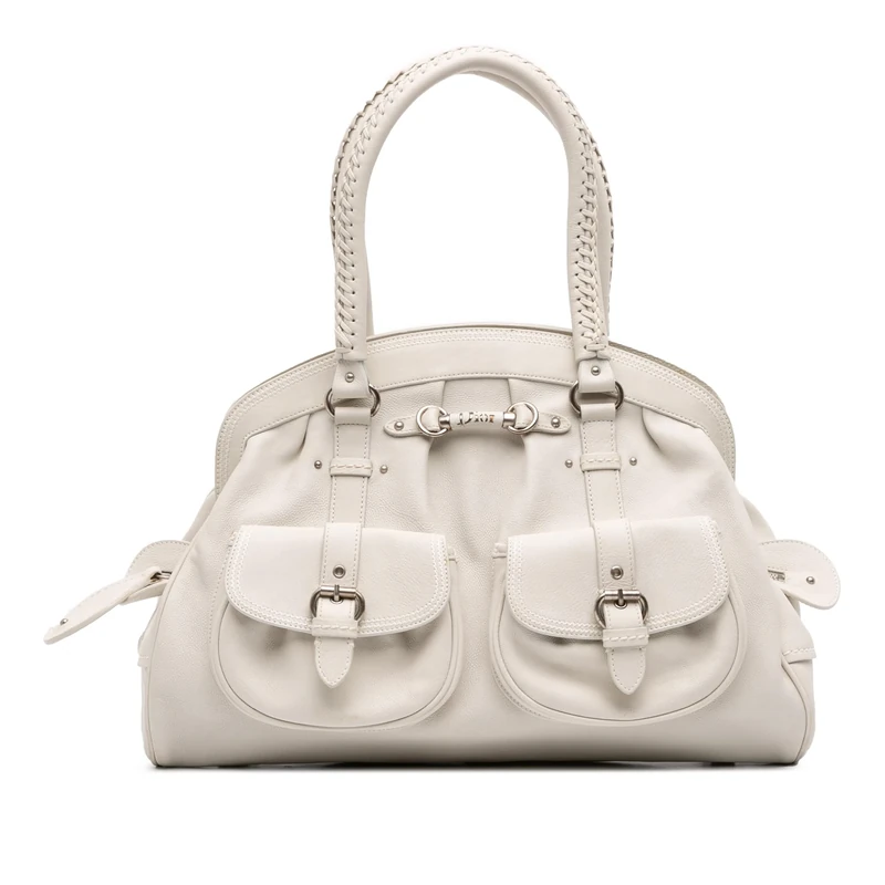 Dior Pre-Loved Large Calfskin My Frame Handbag