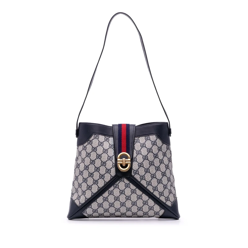Gucci Pre-Loved GG Supreme Ophidia Shoulder Bag