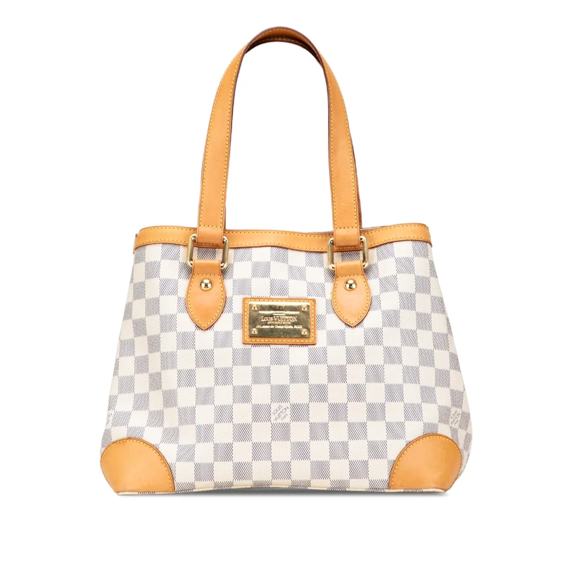 Louis Vuitton Pre-Loved Damier Azur Hampstead PM Tote Bag