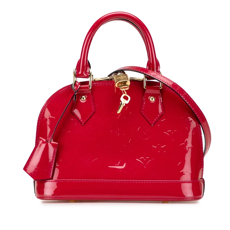 Louis Vuitton Pre-Loved Monogram Vernis Alma BB Handbag