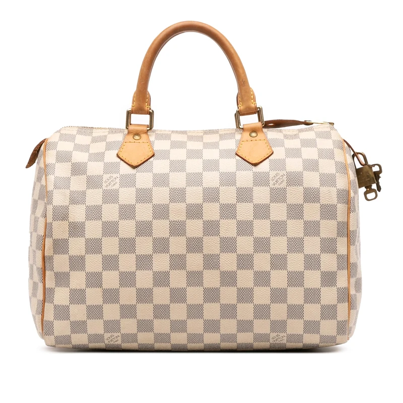 Louis Vuitton Pre-Loved Damier Azur Speedy 30 Handbag