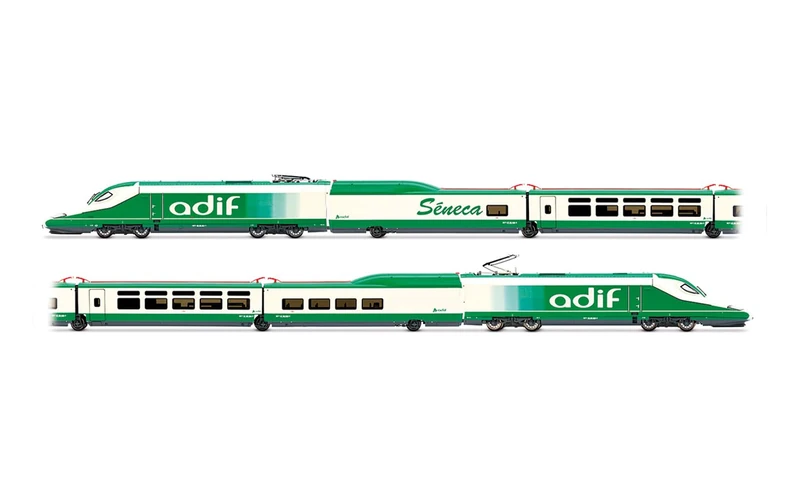 Electrotren HE2030 ADIF, Auscultation Train A330, "Séneca" white-green livery, period VI Railway 1 x Electric Locomotive
