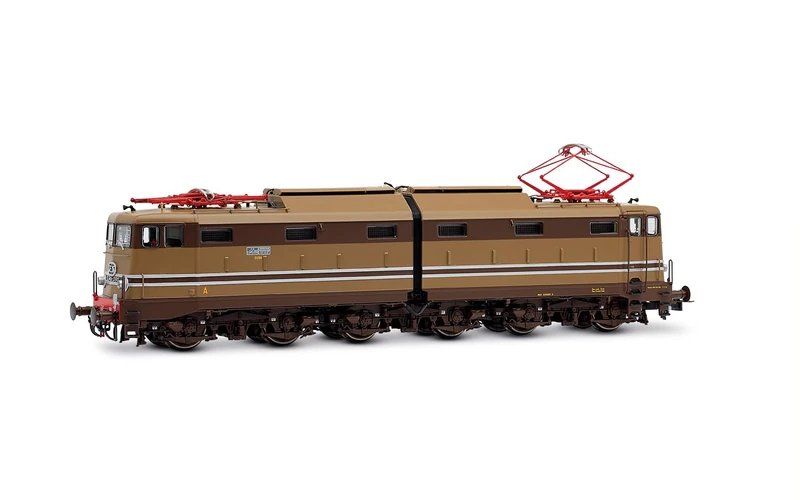 Rivarossi HR2979HM FS, E.645 2nd series, aluminium stripes, brown bogies, large steps, ep. IV, BLE Sound Decoder Locomotive - Electric