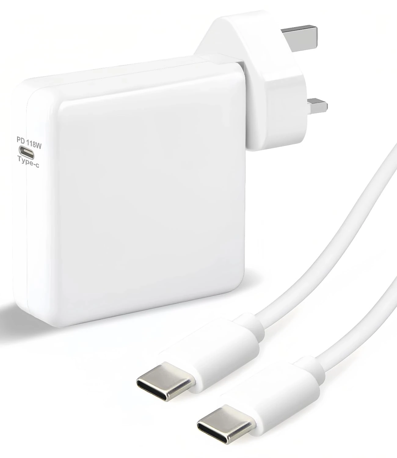 TT&C 118W Super Fast Charger,Compatible with Mac Book Pro Charger,for USB C Port MacBook Pro16,15,14,13 inch,MacBook Air 13 inch,iPad Pro 2023-2019 and All USB C Device,Type C Wall Laptop Charger