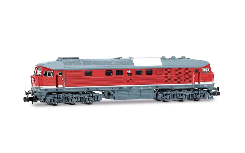 Arnold HN2658S DR, diesel locomotive 132 089-4, red with grey roof, ep. IV, with DCC Sound Decoder, railway layout, for ages +14 Years