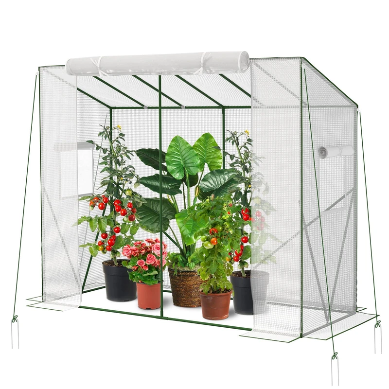 Velway Tomato Greenhouse - 208x81x170cm Winterproof Garden House