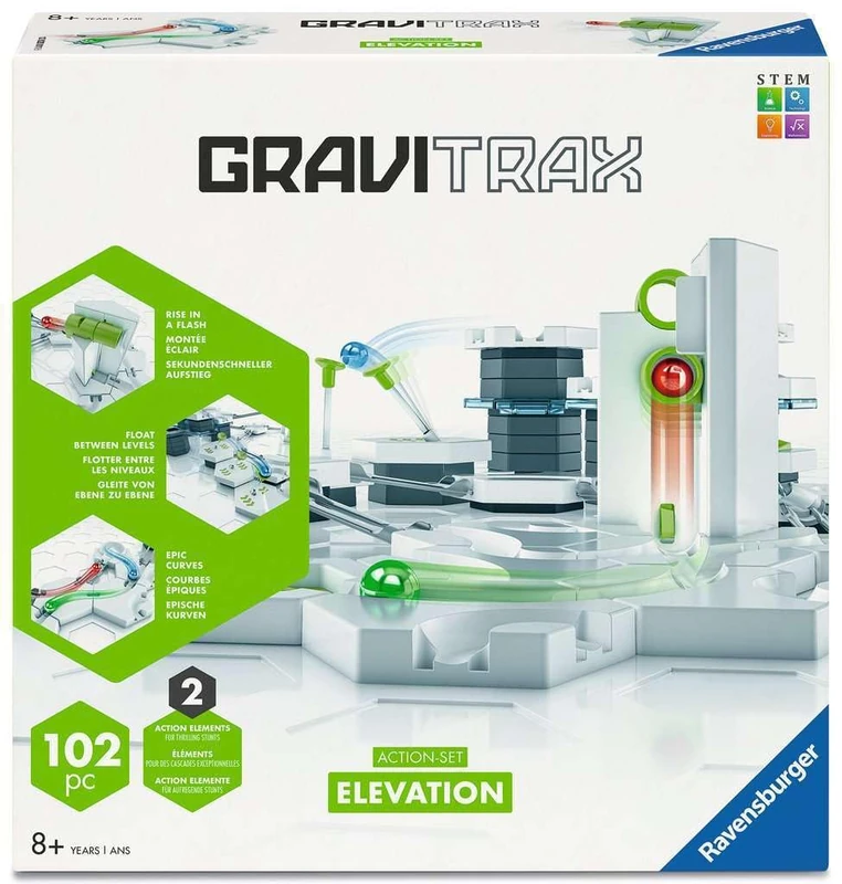 Ravensburger GraviTrax Elevation 12020011 Action Rich GraviTrax Starter Set for Your Marble Run and Construction Toy from 8 Years