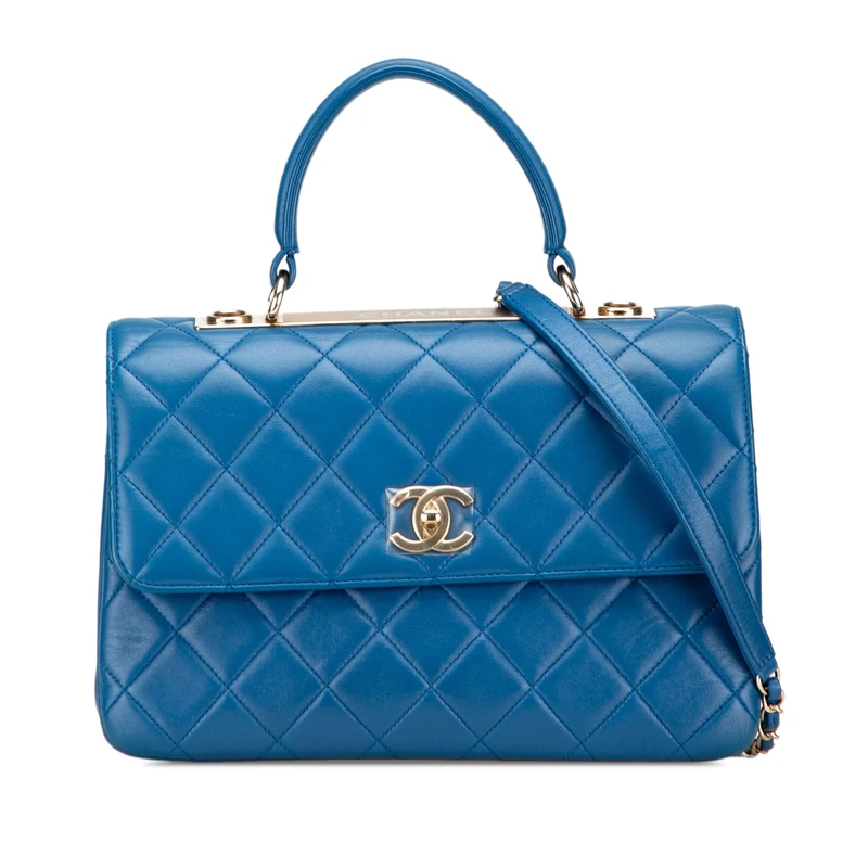 Chanel Pre-Loved Medium Lambskin Trendy CC Top Handle Bag