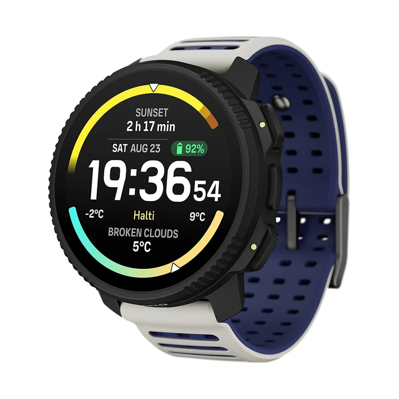 SUUNTO Vertical 2 GPS Sport Watch, Bright AMOLED Touchscreen with Rugged Design, Built-in LED Flashlight, 20-Day Battery Life, Offline Maps, Trusted Navigation, 115+ Sport Modes (Artic Gray)
