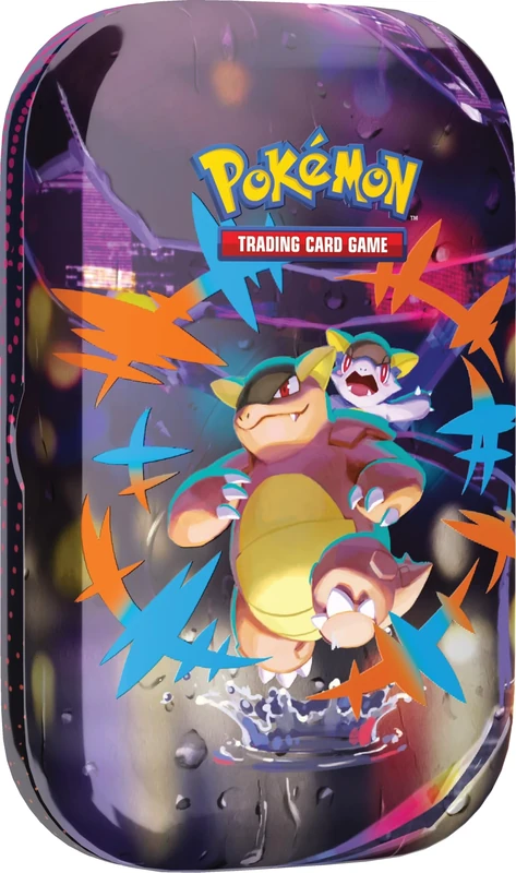 Pokemon Mega Heroes Mini Tin - Kangaskhan, 2 Boosters, Sticker & Art Card