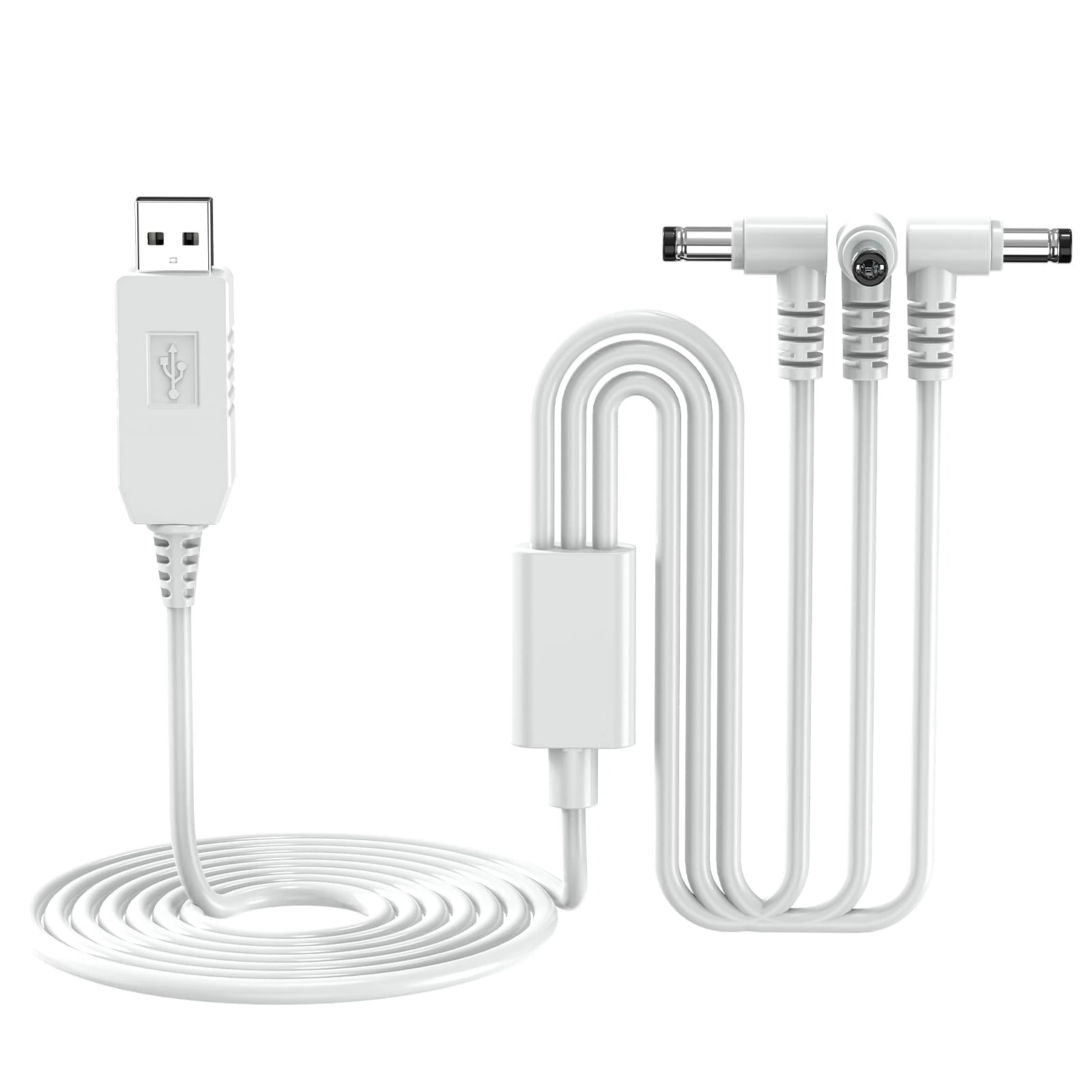 USB Power Adapter Compatible with Lemax with 3 Outlets, Ancable 4.5V UK AC/DC Adapter for 74254 74707 84428 44242 94565 94566 94527 74706 94563 74295 94564 for Your Christmas Village 3M