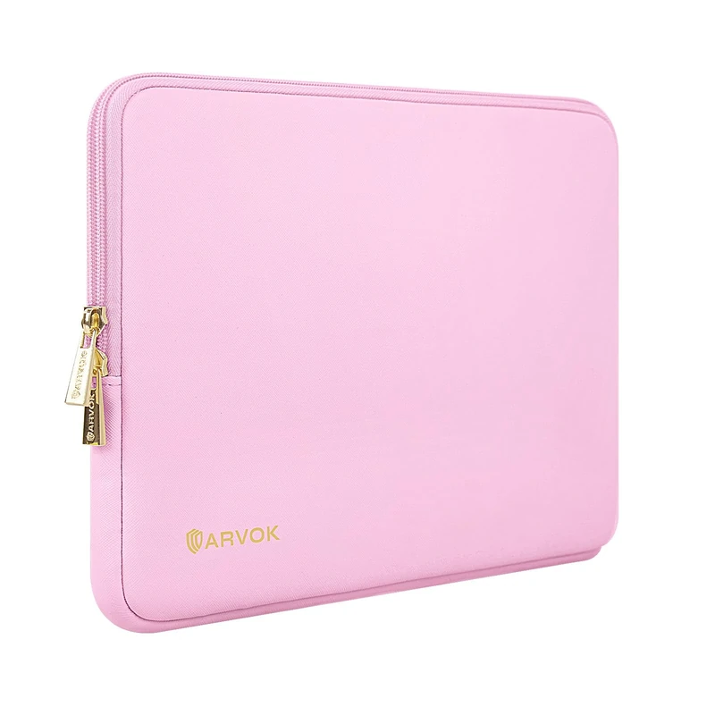 ARVOK 15 15.6 16 inch Laptop Sleeve Case,Waterproof Notebook Cover for MacBook Air 15 MacBook Pro 15 16 inch, Computer Carrying Bag for HP ThinkPad Dell Lenovo Asus Acer MSI, Pink