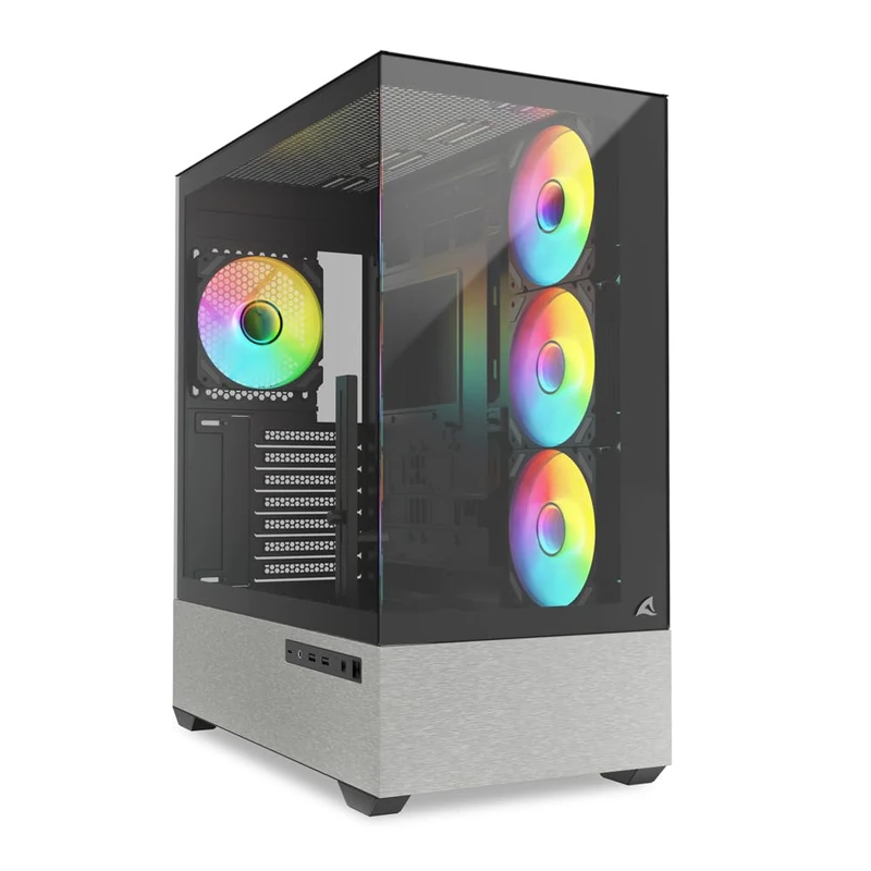 Sharkoon AK7 Black ATX PC Case ARGB
