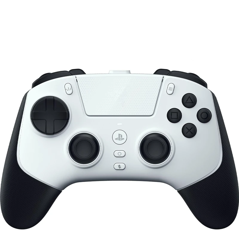 Razer Raiju V3 Pro - Wireless e-sports controller for PlayStation 5 & PC - 4 removable buttons & 2 claw grip bumpers - TMR analogue sticks - Pro HyperTrigger - Mecha-Tactile buttons | White