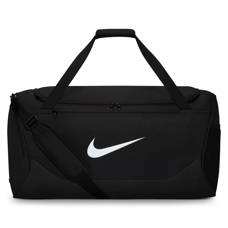Nike Unisex Brsla L - X Duffel, Black/Black/White, One Size