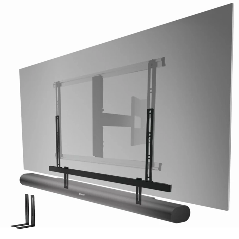 Vogel's Premium Mount for Sonos Soundbars – perfect positioning for Arc (Ultra), Beam & Playbar | Also suitable for other brands | Ideal in combination with swiveling TV wall mounts