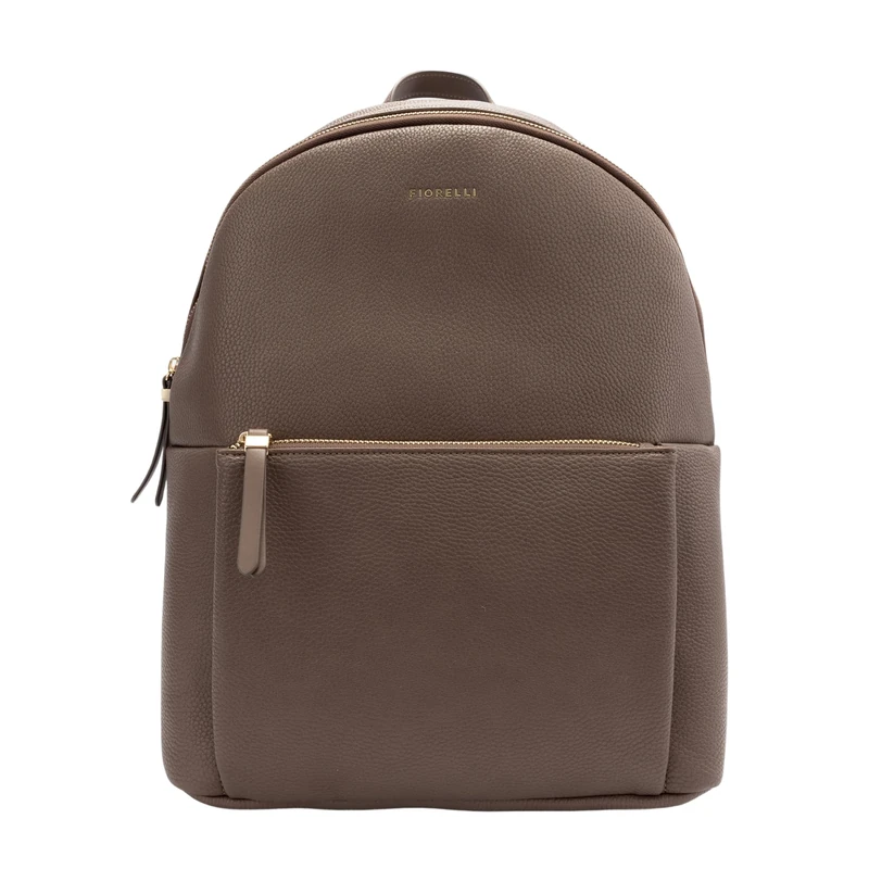 Fiorelli Women's Ally Large Backpack, Stylish Rucksack with Adjustable Straps & Pockets, Black Faux Leather