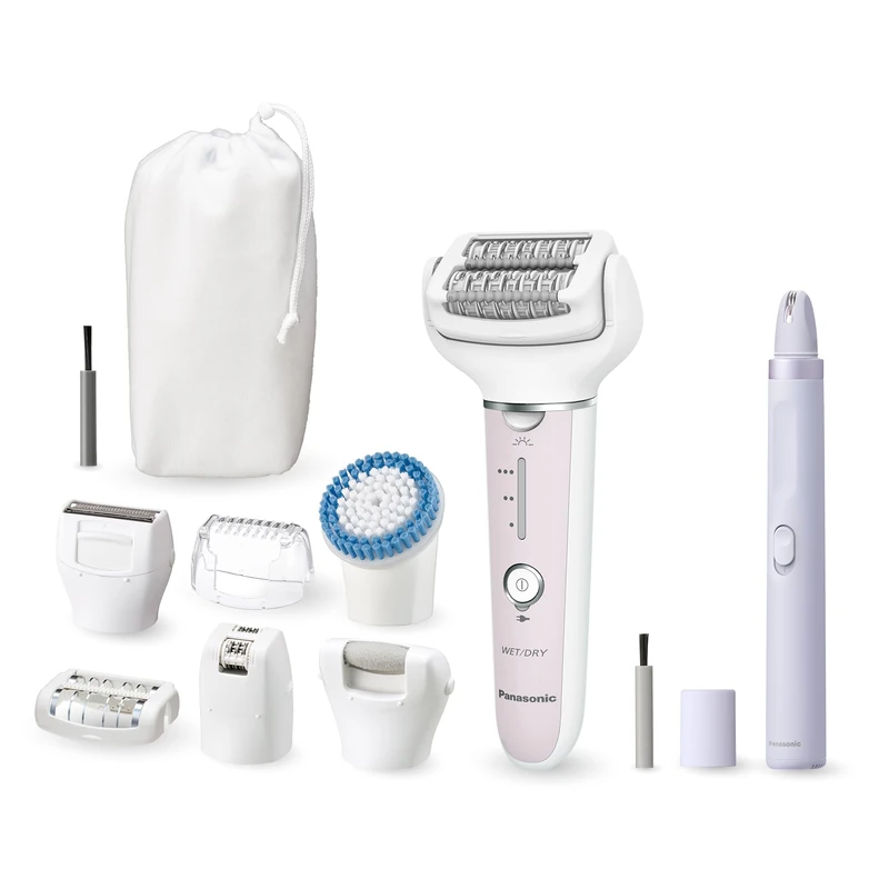 Panasonic ES-EYL9-P503 Cordless Wet and Dry Epilator Set
