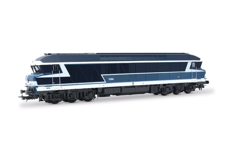 Jouef Loisirs HJ2621 SNCF, diesel locomotive CC 72056 "La Bourboule", blue, casquette logo, ep. V