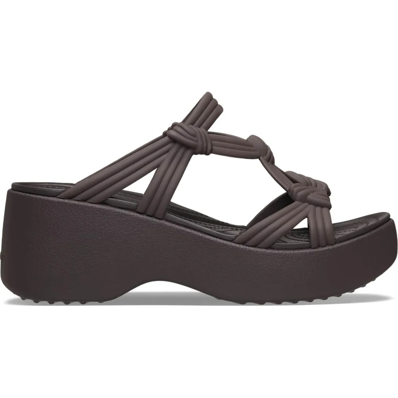 Crocs Women, Brooklyn Knot Sky Sandal, Espresso, 6 UK Women