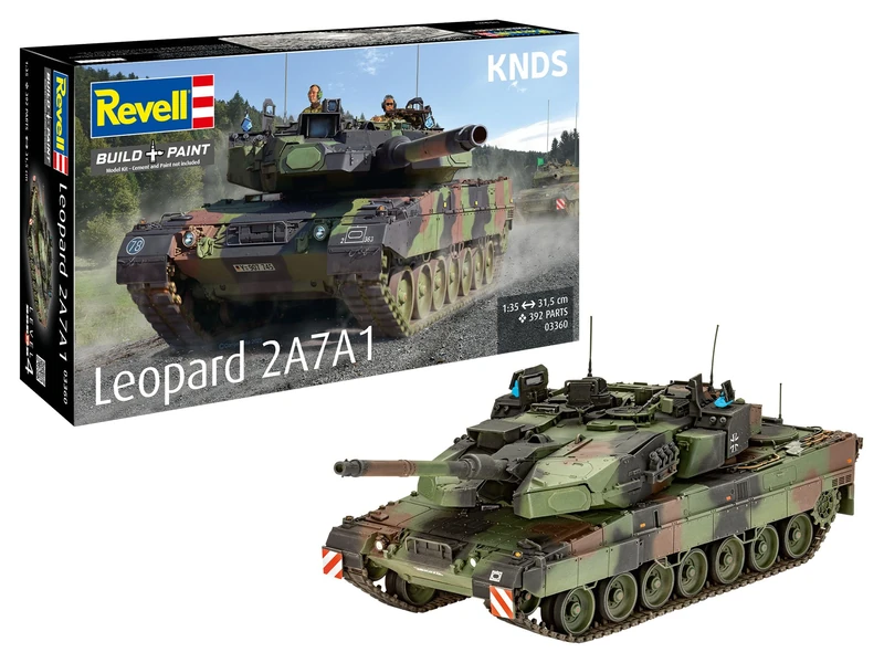 Revell 03360 Leopard 2A7A1 Tank 1:35 Scale Unbuilt/Unpainted Plastic Model Kit