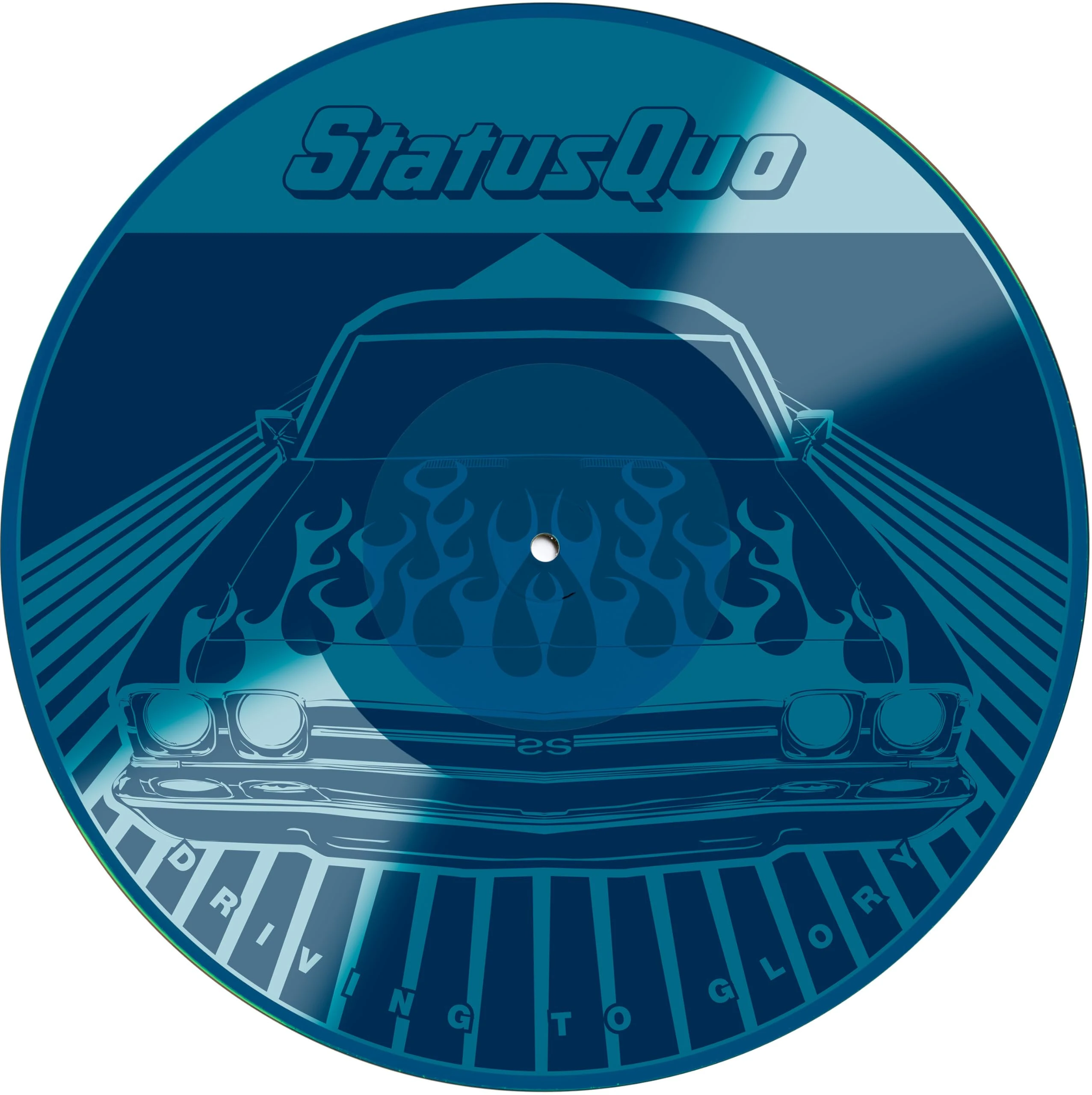 DRIVING TO GLORY LIMITED EDITION 12" BLUE ETCHED SINGLE [VINYL]