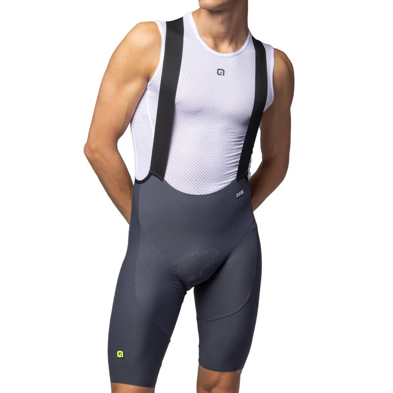 ALE' Men's R-EV1 Voltage Bib Shorts - Titanium - XS