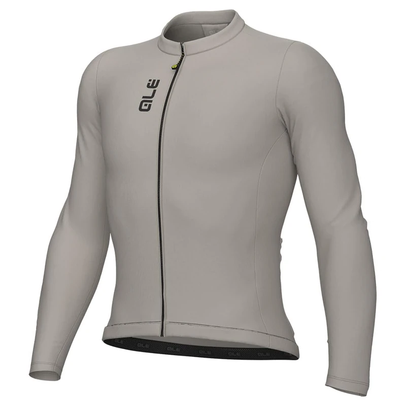 Alé Cycling Men's Pragma Colour Block Off-Road Long Sleeve Cycling Jersey, Stone, L