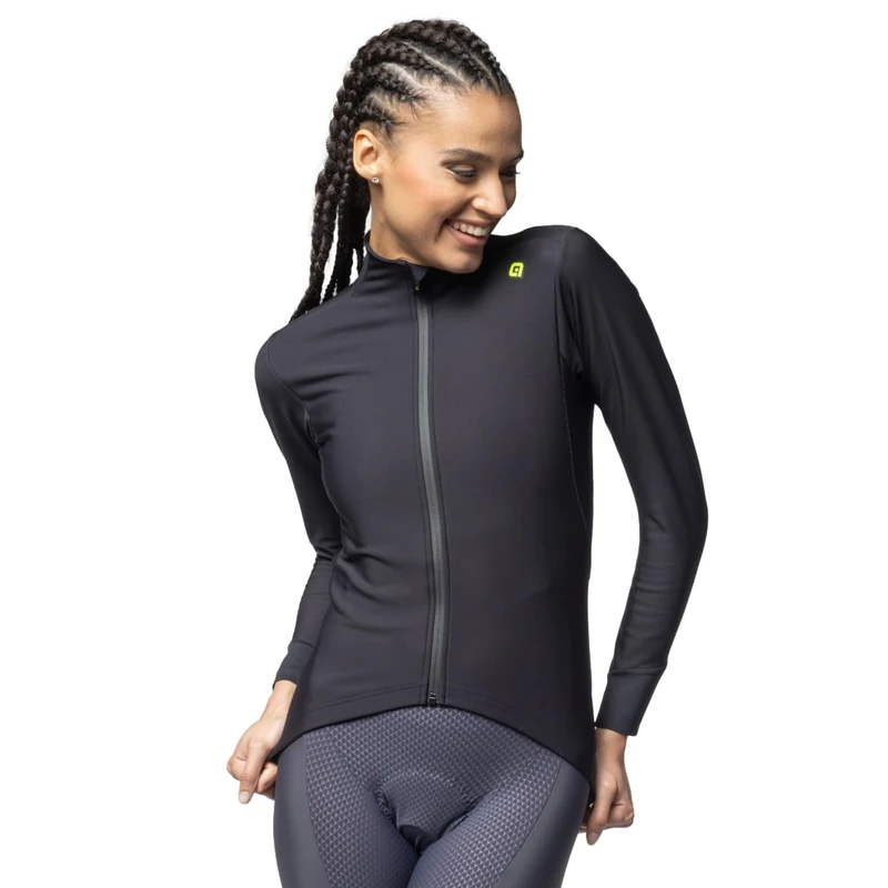 Alé Cycling Women's Klimatik K-Tornado Jacket, Black, M