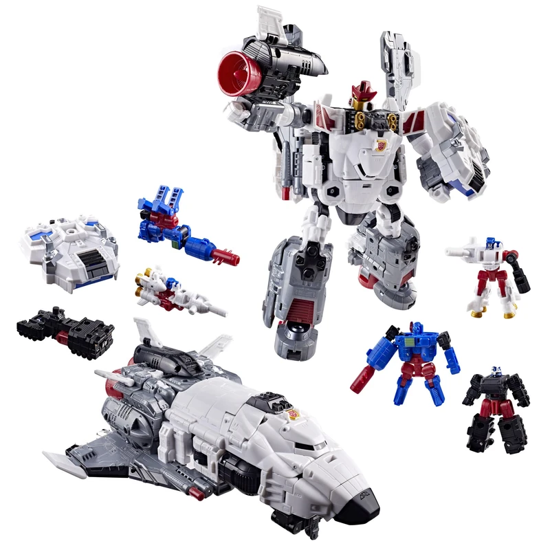 Transformers Age of the Primes Armada Jetfire, Commander Class 20-cm Converting Action Figure with 3 Mini-Con Figures, Robot Toys for Ages 8+
