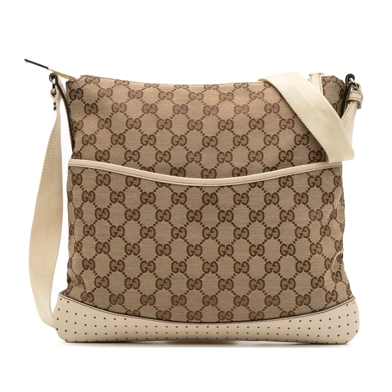 Gucci Pre-Loved GG Canvas Crossbody