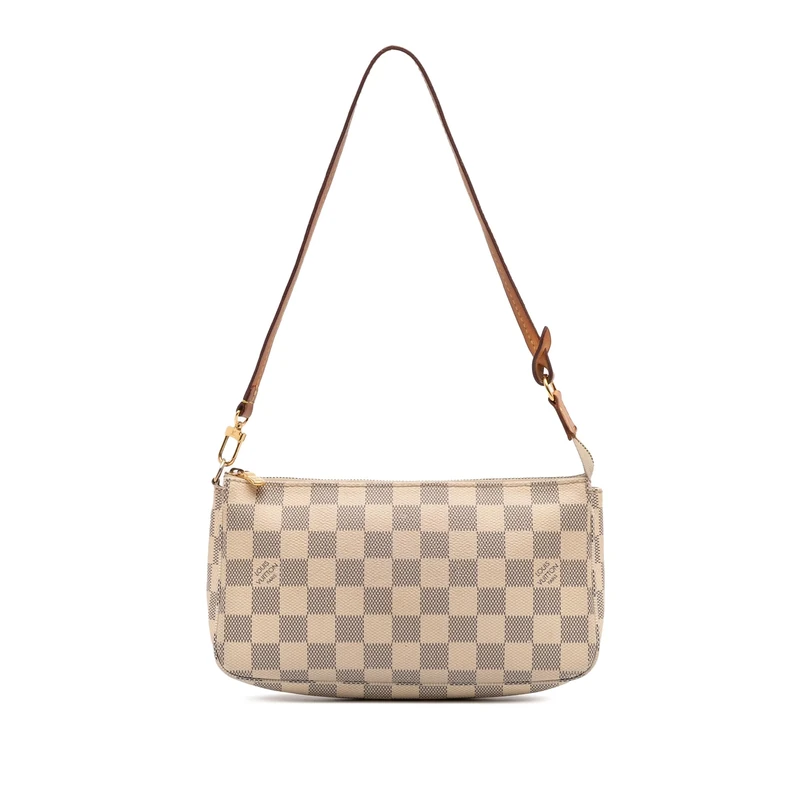 Louis Vuitton Pre-Loved Damier Azur Pochette Accessoires Shoulder Bag