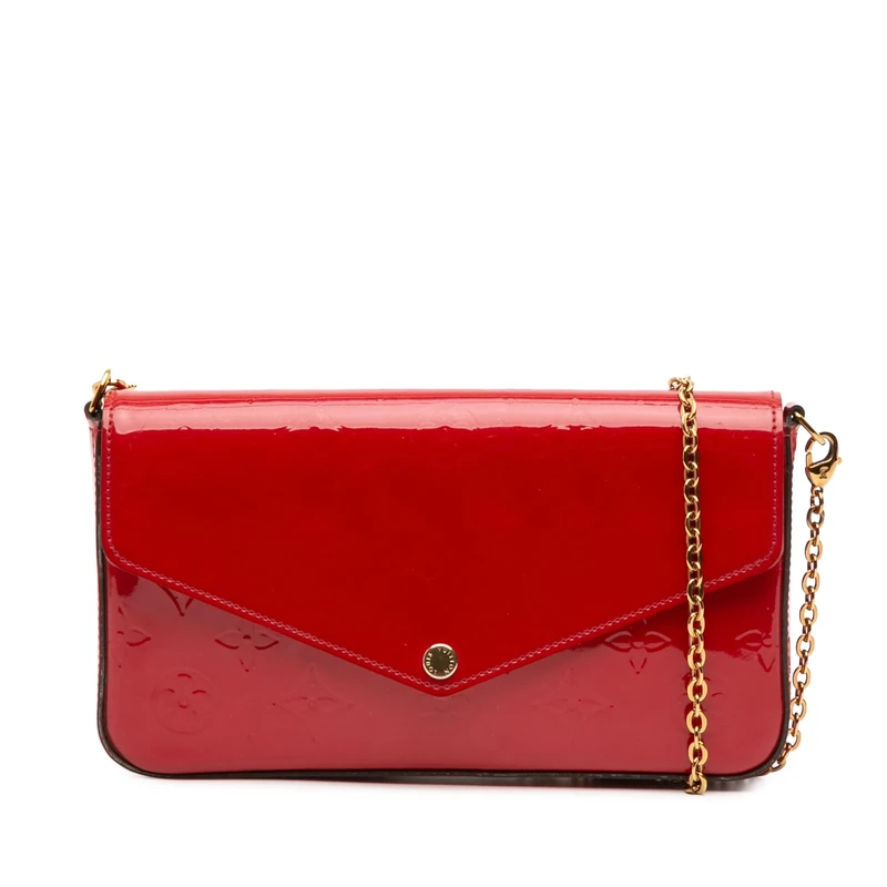 Louis Vuitton Pre-Loved Monogram Vernis Pochette Felicie Crossbody Bag