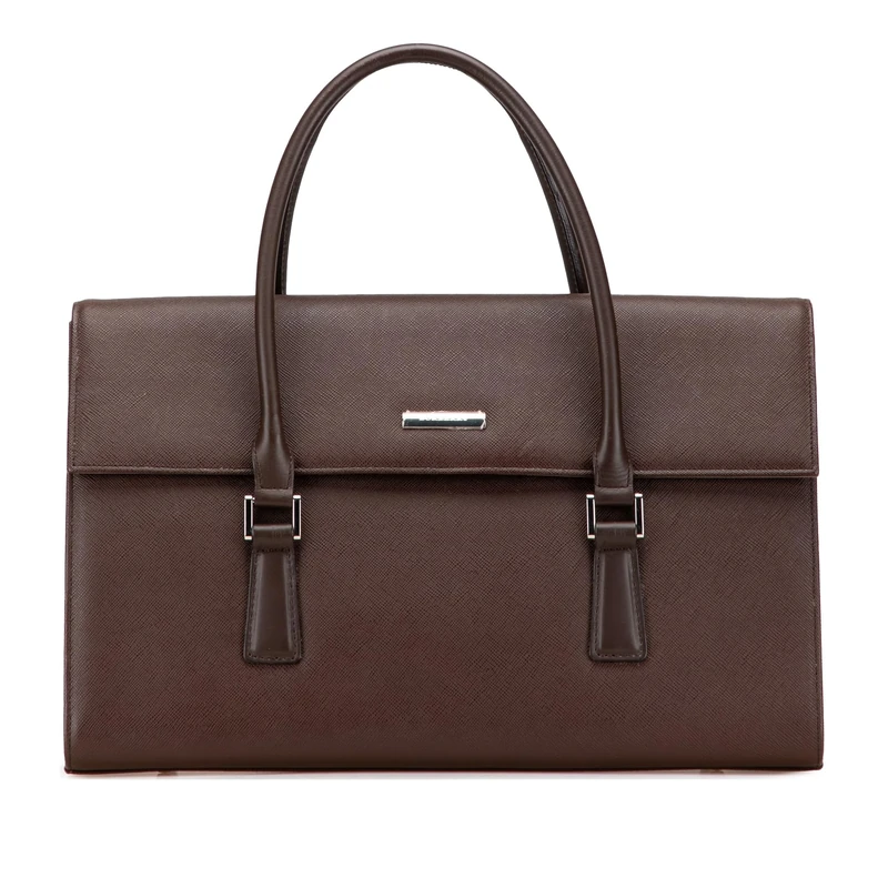 BURBERRY Pre-Loved Leather Handbag