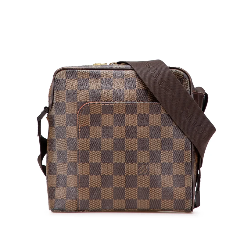 Louis Vuitton Pre-Loved Damier Ebene Olav PM Crossbody Bag